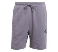 Adidas Mens Essential 3-Stripes French Terry Short Colour: Grey, Size: Extra Large