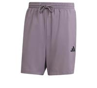 adidas Men's Essential Three Stripes Chelsea Base Short, Grey Strata/Black, S