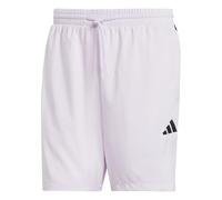 adidas Men's Essential Three Stripes Chelsea Base Short, ice Lavender/Black, L