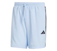 adidas Men's Essential Three Stripes Chelsea Base Short Shorts, Glow Blue/Black, S