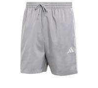 adidas Men's Essential Three Stripes Chelsea Base Short Shorts, Grey Three/White, L