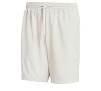adidas Men's Essential Three Stripes Chelsea Base Short, Wonder Alumina/White, S