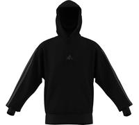 adidas Men's ESSENTIAL THREE STRIPES FLEECE HOODIE, black/carbon, 4XL Plus Extra Tall