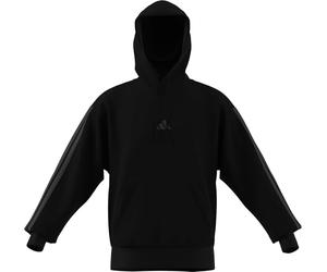 adidas Men's ESSENTIAL THREE STRIPES FLEECE HOODIE, black/carbon, 4XL Plus Extra Tall