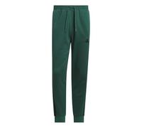 adidas Men's Essential Three Stripes Fleece Pant, Collegiate Green/Black, XXL