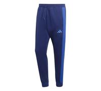 adidas Men's Essential Three Stripes Fleece Pants, Dark Blue/Team Royal Blue, 5XL Tall