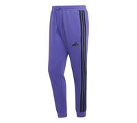 adidas Men's Essential Three Stripes Fleece Pants, Pure Purple/Black, 5XL Tall