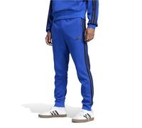 adidas Men's Essential Three Stripes Fleece Pants, Team Royal Blue/Black, L