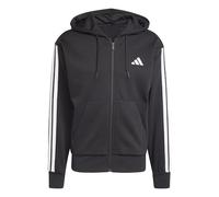 Adidas Essentials 3 Stripes Fleece Full Zip Sweatshirt