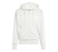 Adidas Essentials 3 Stripes Fleece Full Zip Sweatshirt