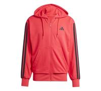 Adidas Essentials 3 Stripes French Terry Full Zip Sweatshirt Red M / Regular Men