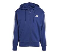 Adidas Essentials 3 Stripes French Terry Full Zip Sweatshirt Blue S / Regular Men