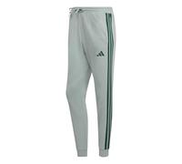 adidas Men's Essential Three Stripes French Terry Pant, Wonder Sage/Collegiate Green, S