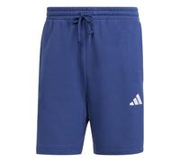 adidas Men's Essential Three Stripes French Terry Short Shorts, Dark Blue/White, S