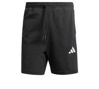 adidas Men's Essential Three Stripes Single Jersey Short 7IN, Black/White, XL