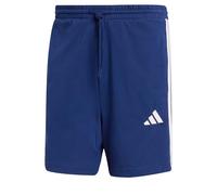 adidas Men's Essential Three Stripes Single Jersey Short 7IN, Dark Blue/White, XXL