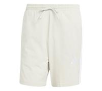 adidas Men's Essential Three Stripes Single Jersey Short 7IN, Wonder Alumina/White, S