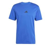 adidas Men's Essential Three Stripes Single Jersey TEE, Team Royal Blue/Black, S