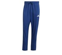 adidas Men's Essential Three Stripes Stanford Pant Open Hem, Dark Blue/White, XXL