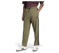 adidas Men's Essential Three Stripes Stanford Pant Open Hem, Olive Strata/Black, S