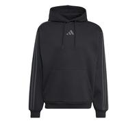 adidas Men's Essentials 3-Stripes Fleece Hoodie Sweatshirt, black/carbon, M