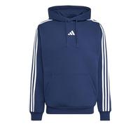 adidas Men's Essentials 3-Stripes Fleece Hoodie Sweatshirt, team navy blue 2/white, XL