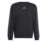 adidas Men's Essentials 3-Stripes Fleece Sweatshirt, black/carbon, XL