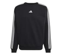 Adidas Essentials 3 Stripes Fleece Sweatshirt Black L Men