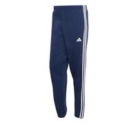 adidas Men's Essentials 3-Stripes French Terry Tapered Cuffed Pants, Team Navy Blue 2/White, XL