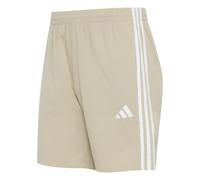 adidas Men's Essentials 3-Stripes Single Jersey Shorts, Khaki Three/White, XL