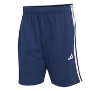 adidas Men's Essentials 3-Stripes Single Jersey Shorts, Team Navy Blue 2/White, XL