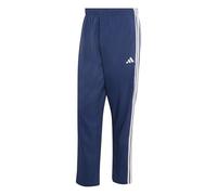 adidas Men's Essentials 3-Stripes Stanford Lite Woven Tapered Open Hem Pants, Team Navy Blue 2/White, XL