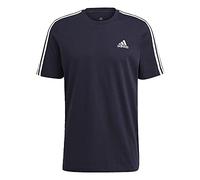 Adidas Men's Essentials 3-Stripes Tee, Legend Ink, Large