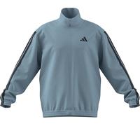 adidas Men's ESSENTIALS 3-STRIPES WOVEN TRACKTOP, icey blue/night navy/night navy/night navy, S