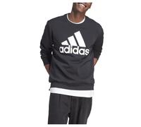 adidas Men's Essentials Big Logo Fleece Sweatshirt, Black, 4XL