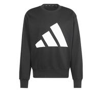 adidas Men's ESSENTIALS BIG LOGO FLEECE SWEATSHIRT, black/white, XL