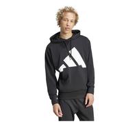adidas Men Essentials Big Logo French Terry Hoodie Grey