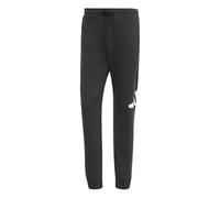 adidas Men's Essentials Big Logo French Terry Pant, Black/White, M
