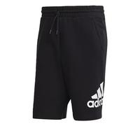 adidas Men's Essentials Big Logo French Terry Shorts, Black, L