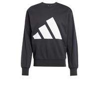 adidas Men's ESSENTIALS BIG LOGO FRENCH TERRY SWEATSHIRT, Black/White, S