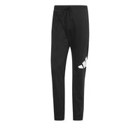 adidas Men's Essentials Big Logo Single Jersey Pant, Black/White, L