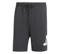 adidas Men's Essentials Big Logo Single Jersey Short Shorts, Black/White, S
