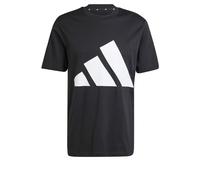 adidas Men's Essentials Big Logo Single Jersey TEE, Black/White, M