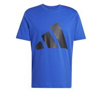 adidas Men's Essentials Big Logo Single Jersey TEE, Team Royal Blue/Black, XXL