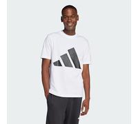 Adidas Men's Essentials Big Logo Single Jersey T-Shirt – White/Black, XL