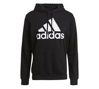 adidas Men's Essentials Big Logo Sweatshirt, Black/White, S UK