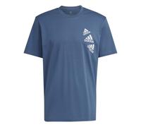 Adidas Mens Essentials BrandLove T-Shirt Colour: Blue, Size: Medium