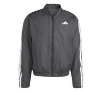 Adidas Essentials Climawarm 3 Stripes Insulated Bomber Jacket Grey M Men
