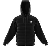 adidas Men's Essentials CLIMAWARM Hybrid Down Hooded Jacket, black, S