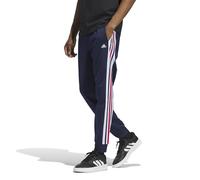 Adidas Mens Essentials Color Block Tricot Track Pants, Team Navy Blue, Small
